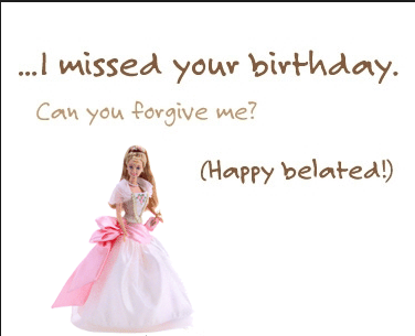 belated birthday wishes images