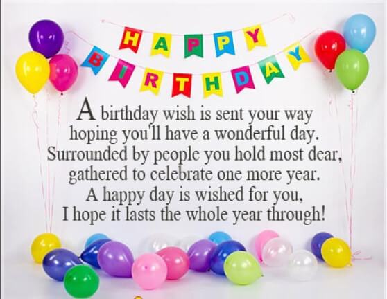 Birthday Greeting Long Message