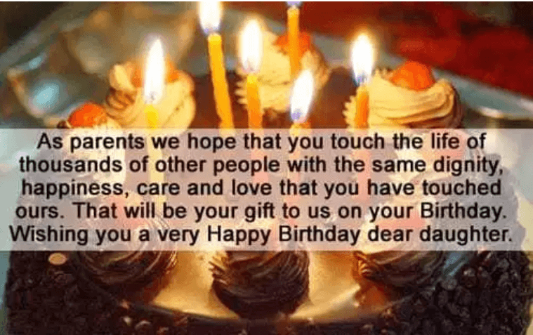 Birthday Quotes And Wishes For Daughter