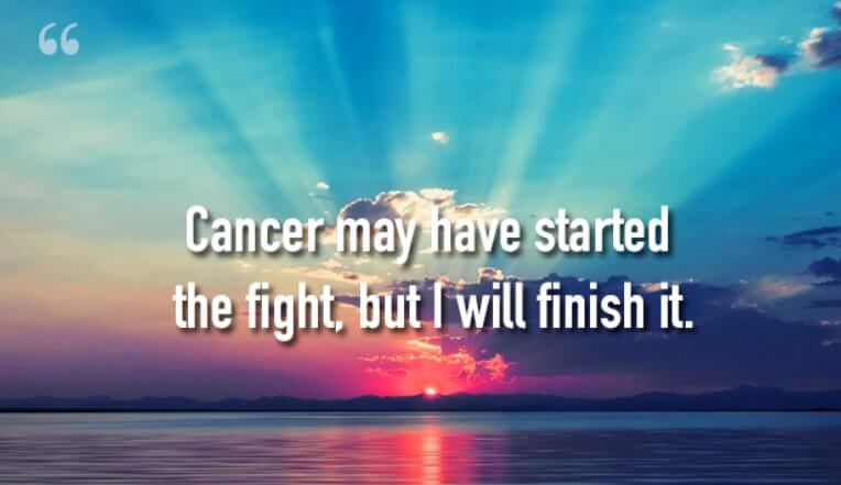 Short Inspirational Quotes About Cancer