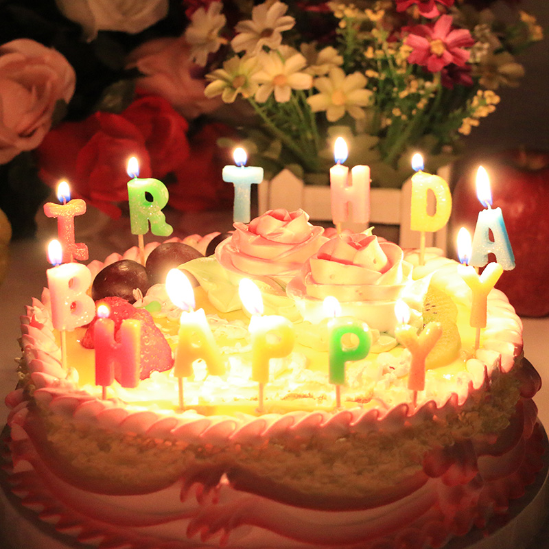 big birthday cake candles