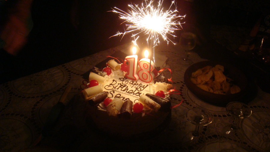 images of birthday cakes with candles