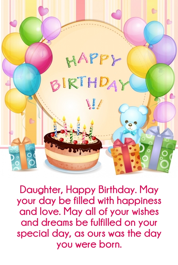 happy birthday daughter