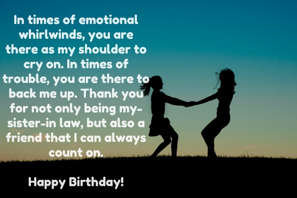 40+ Happy Birthday Wishes for Sister-In-Law Funny Images ...