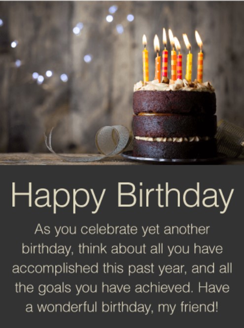 50 Best Happy Birthday Greetings to a Friend - Quotes Yard