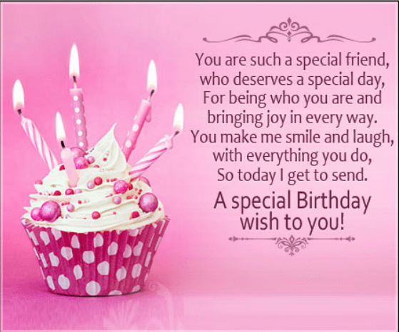 Birthday Message For A Special Friend