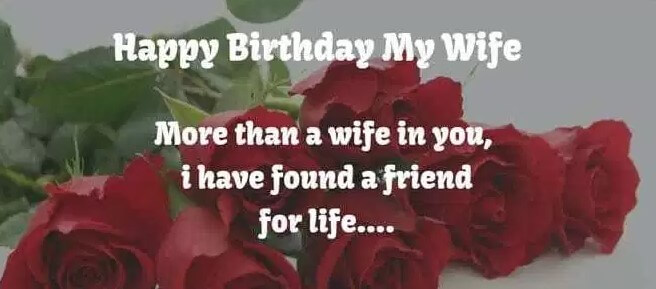 Birthday Message For Wife From Husband