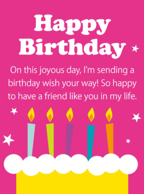 Birthday Quotes For Friend Life