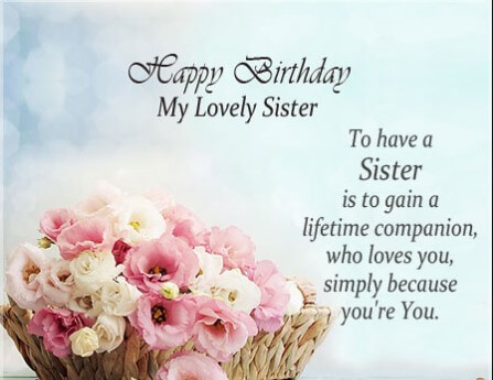 Birthday Quotes For Married Sister