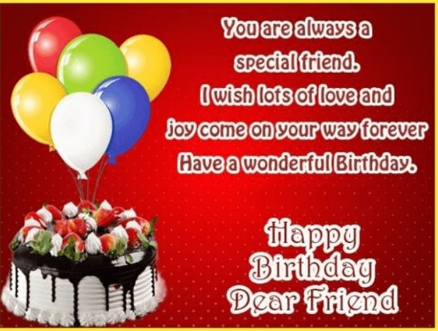 Birthday Wishes And Quotes For A Special Friend
