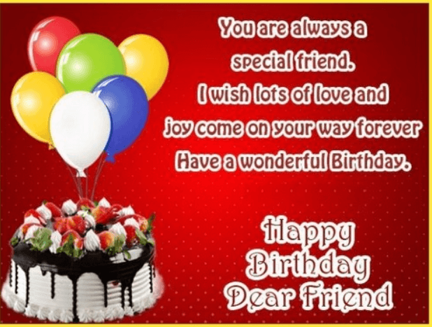 Happy Birthday Quotes and Wishes For a Friend 2023 - Quotes Yard