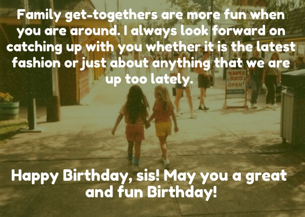 Birthday Wishes For Sister Images