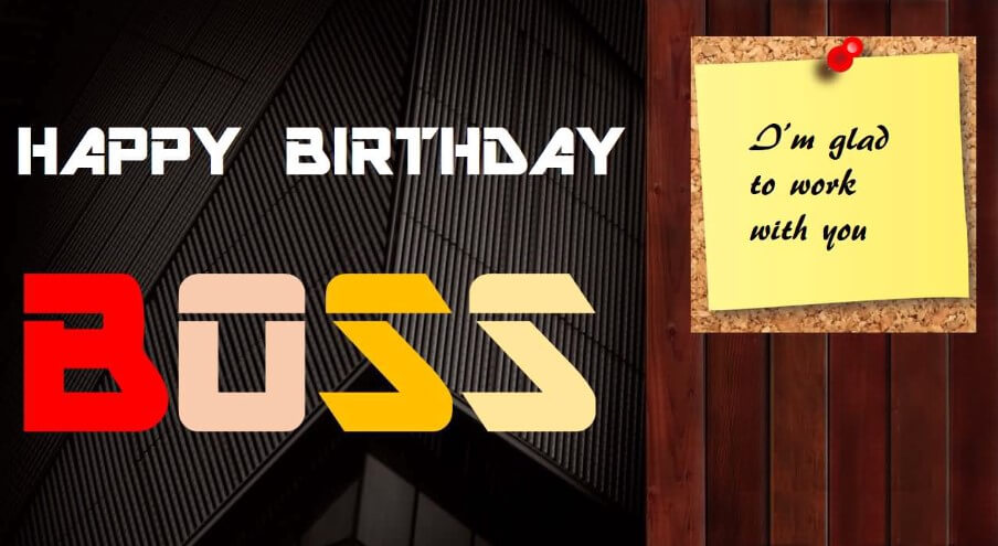 Birthday Wishes To Boss