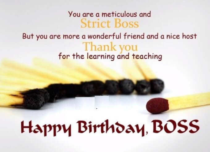 Boss Birthday Wishing Quotes And Syings