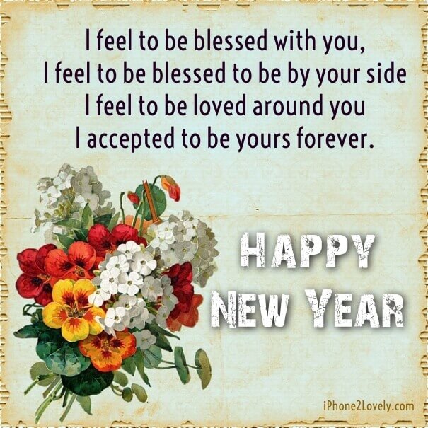 Cute New Year Love Quote Wishes Pic