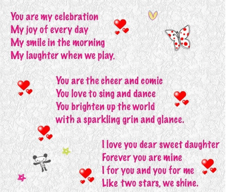 Cute Love Happy Birthday Poems