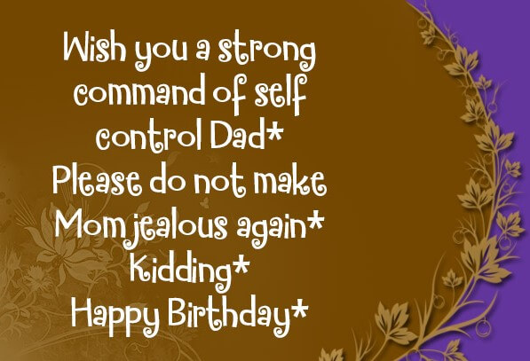 Birthday Messages For Father