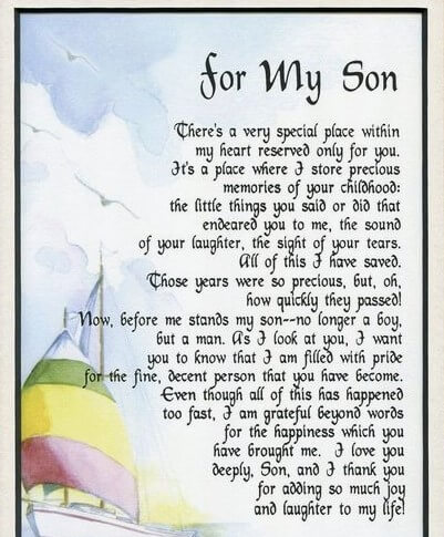 Birthday Poem For Son