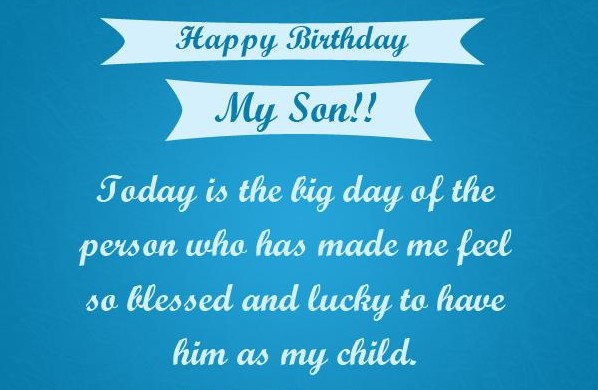 Birthday Quotes For Beloved Son