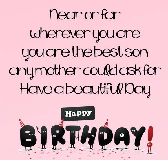 Cute Happy Birthday Quotes For Son