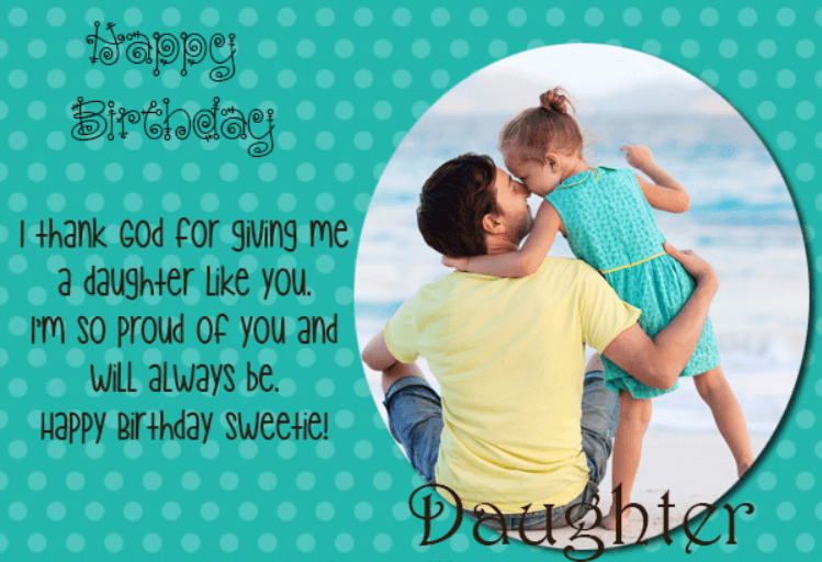 Happy Birthday Quotes For Daughter From Father
