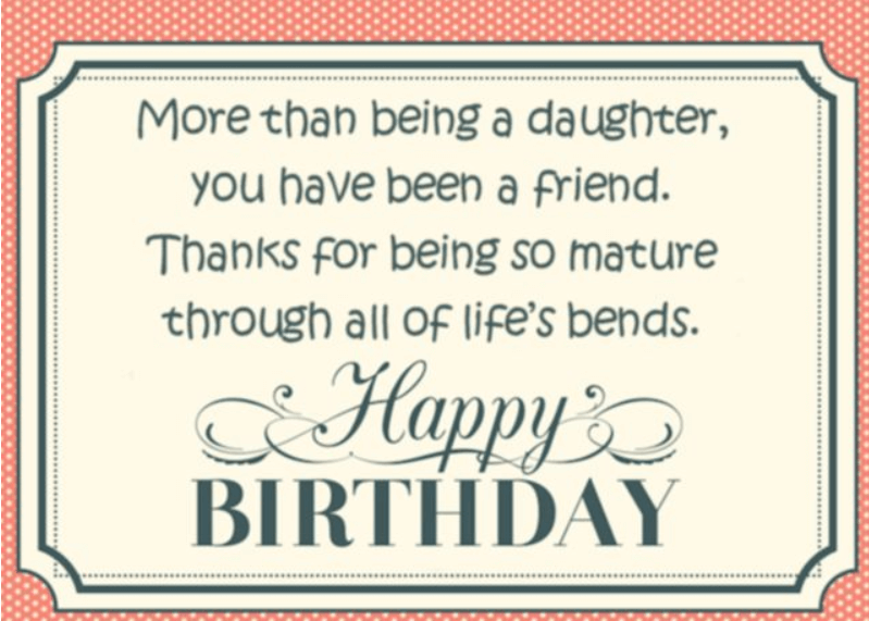 Happy Birthday Sentiments For Daughter In Law