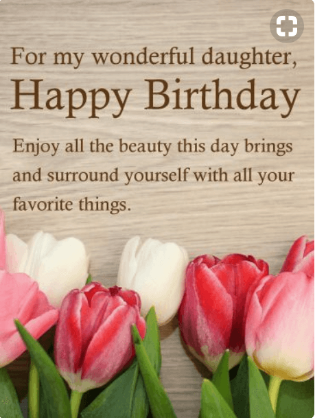 Happy Birthday To My Beautiful Daughter Quotes