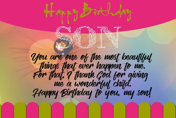 Religious Birthday Wishes For Son