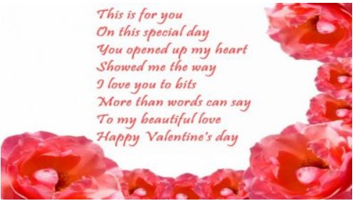 Cute Girlfriend Valentines Day Poems