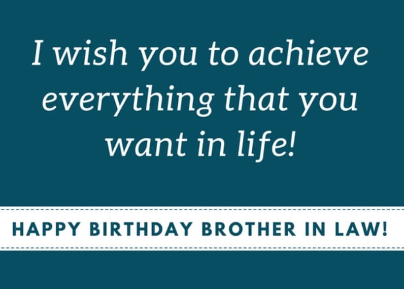 Birthday Wishes For Brother In Law Images