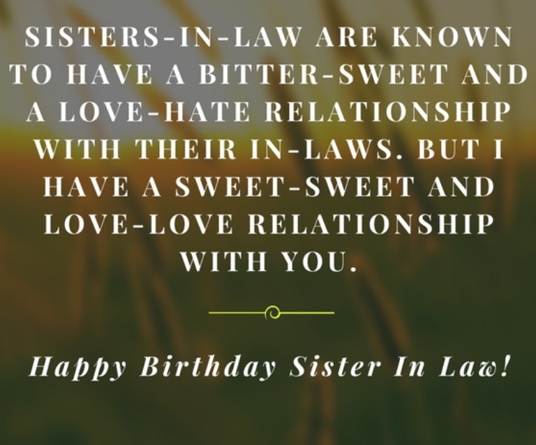 40 Happy Birthday Wishes For Sister In Law Funny Quotes And Images 2023 