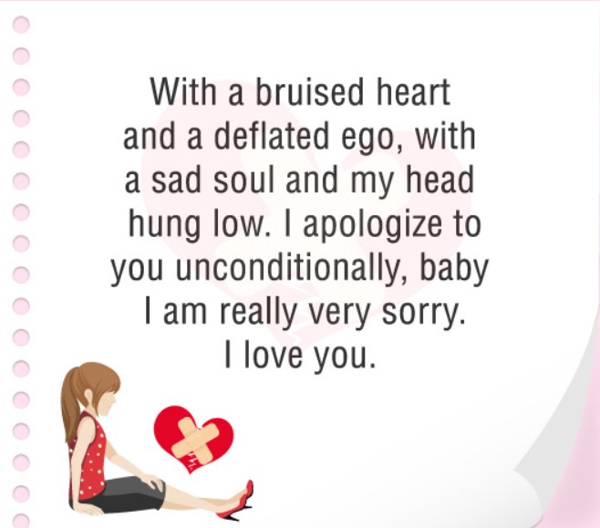 Heart Touching Sorry Messages For Boyfriend