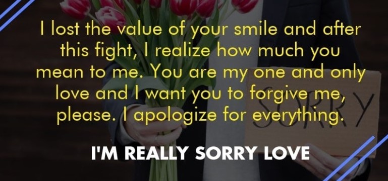 50 Cute I Am Sorry Quotes For Lovers 2022 - Quotes Yard