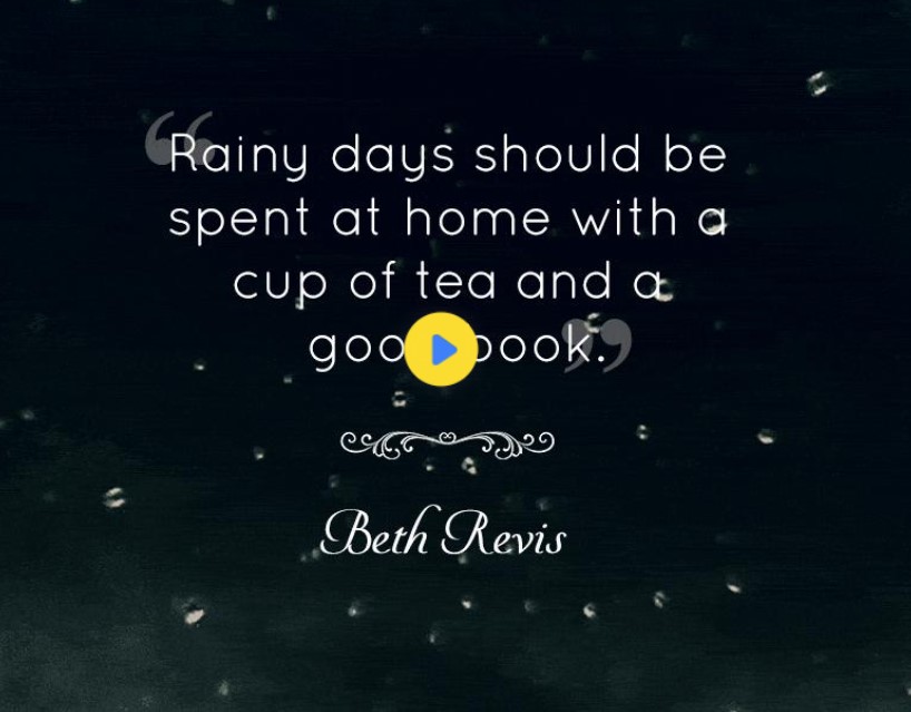 Romantic Rain Quotes For Him