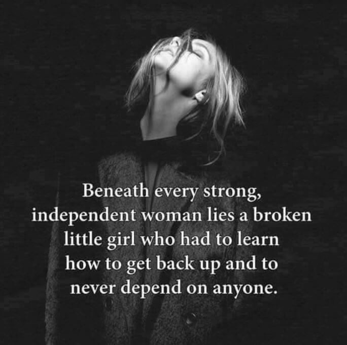 50 Beautiful Quotes About Being A Strong Woman And Moving On - Quotes Yard