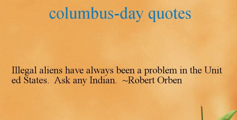 Quotes On Columbus Day