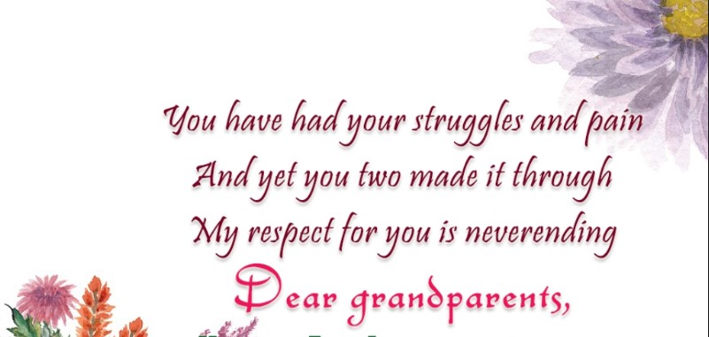 Sweet Messages For Grandparents