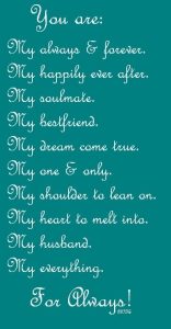 Husband Love Quote Forever