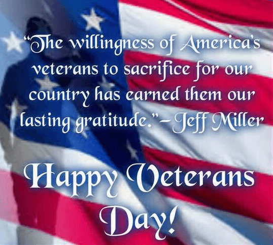 Happy Veterans Day Quotes Thank You