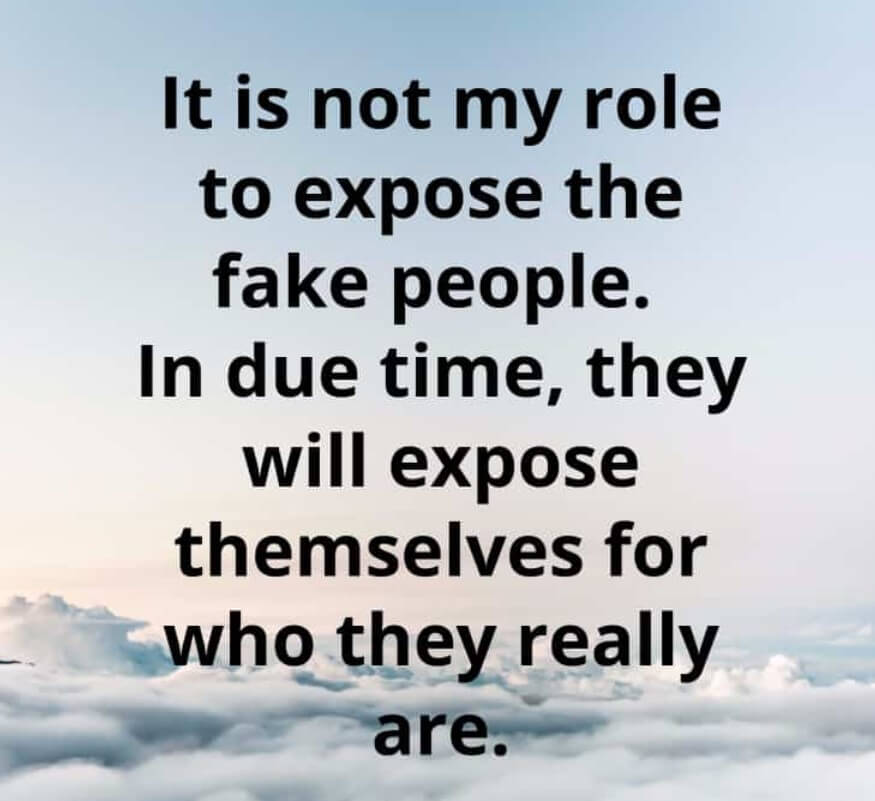 Fake People Meaning Quotes