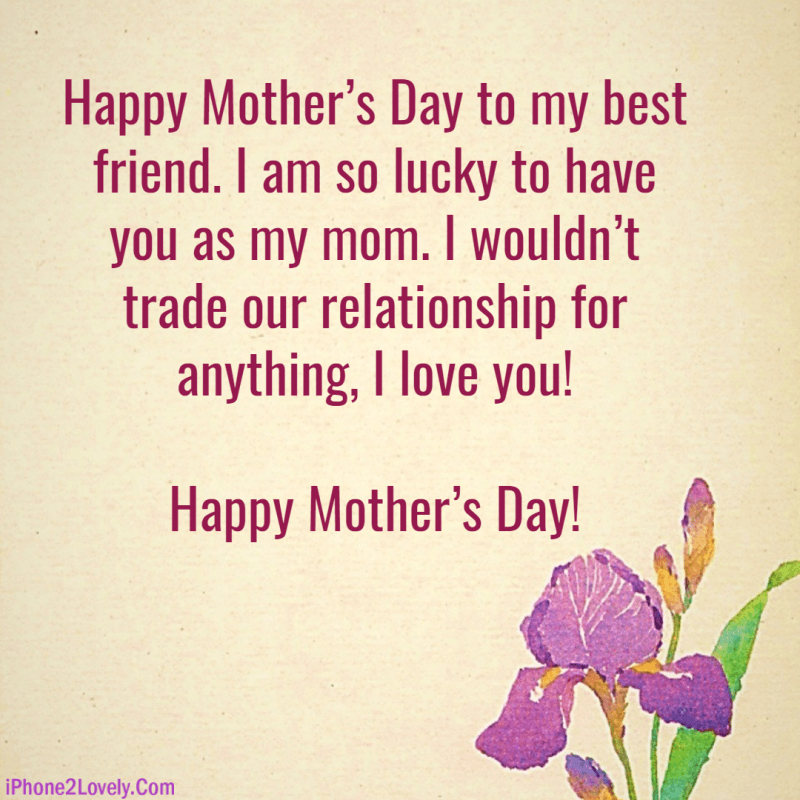 Best Friend Mothers Day Quotes WhatsApp Wishes