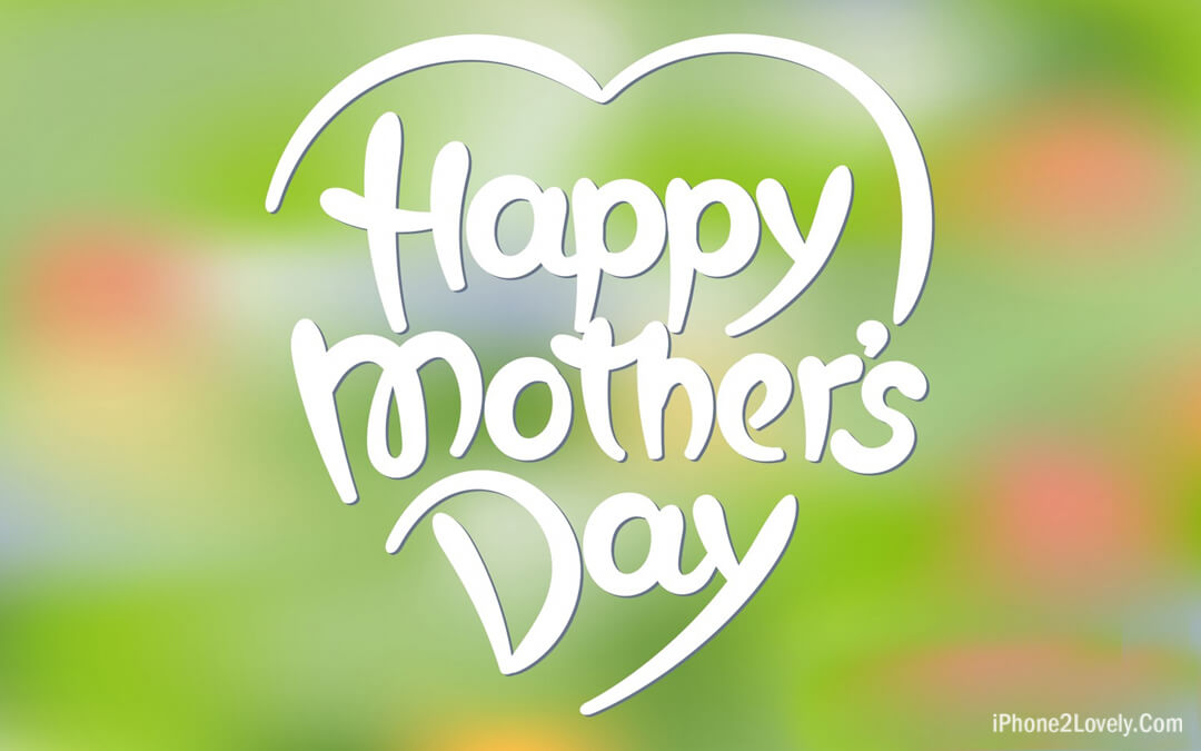 Heart Shape Mothers Day Wallpaper