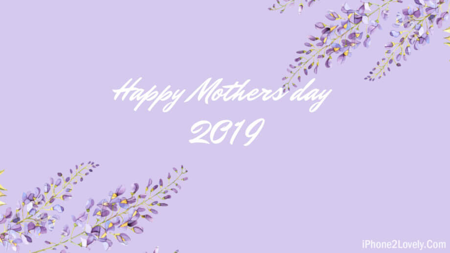 Light Simple Mothers Day Wallpaper