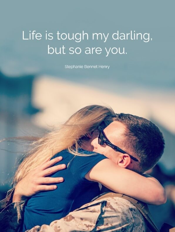 70 Inspirational Military Love Quotes for Encouragement 2022 - Quotes Yard