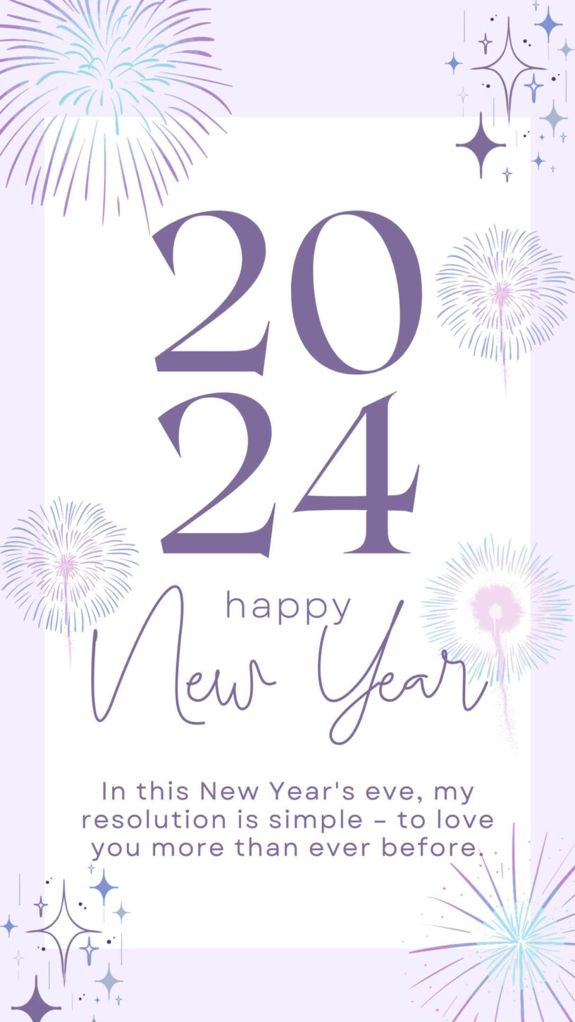 80+ Love Quotes And Wishes For Happy New Year 2024 - Quotes Yard